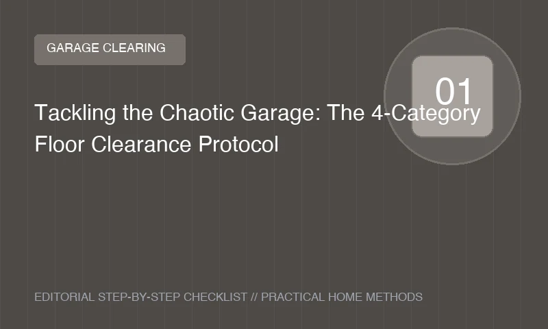 Tackling the Chaotic Garage: The 4-Category Floor Clearance Protocol